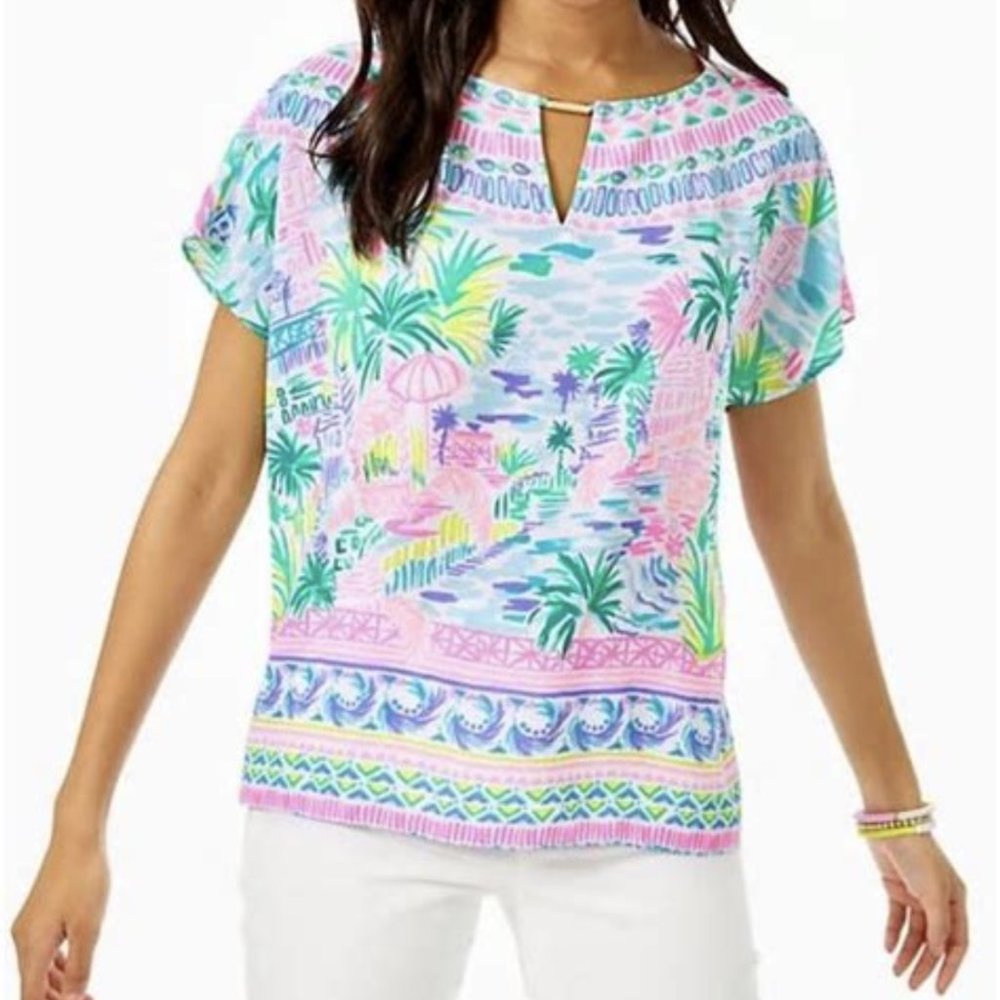 Lilly Pulitzer Manda Top, Size Medium, NWT
